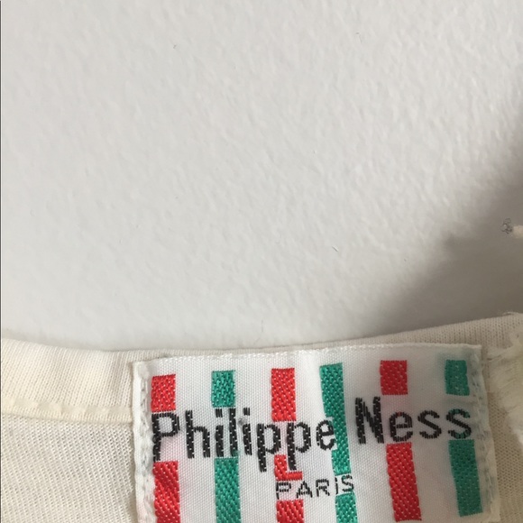 VINTAGE stripped cami tank top white - Picture 5 of 6